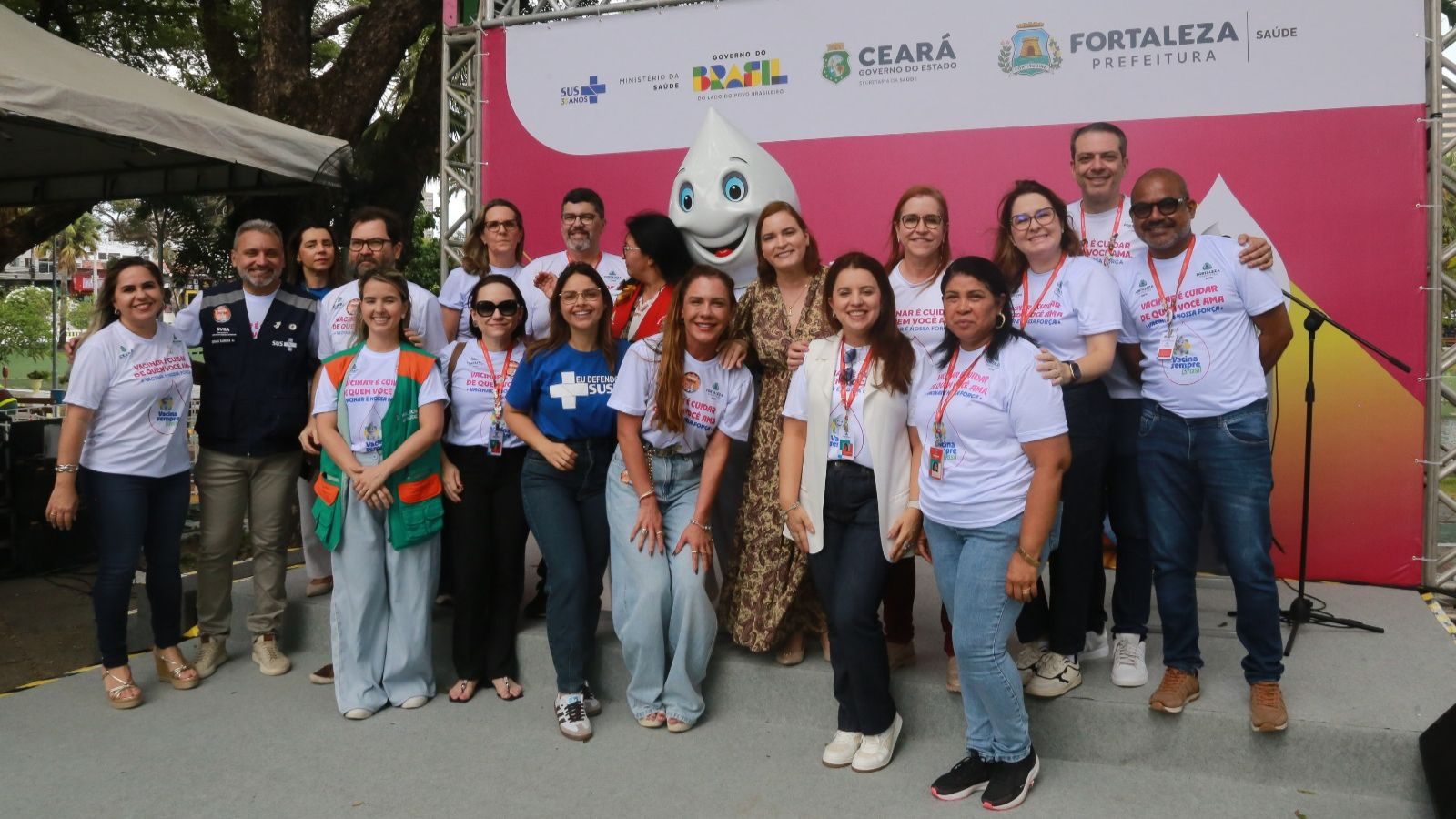 A iniciativa ocorreu nos 134 postos de saúde da capita e na Cidade da Criança